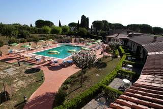 Hotel piscina San Gimignano Siena