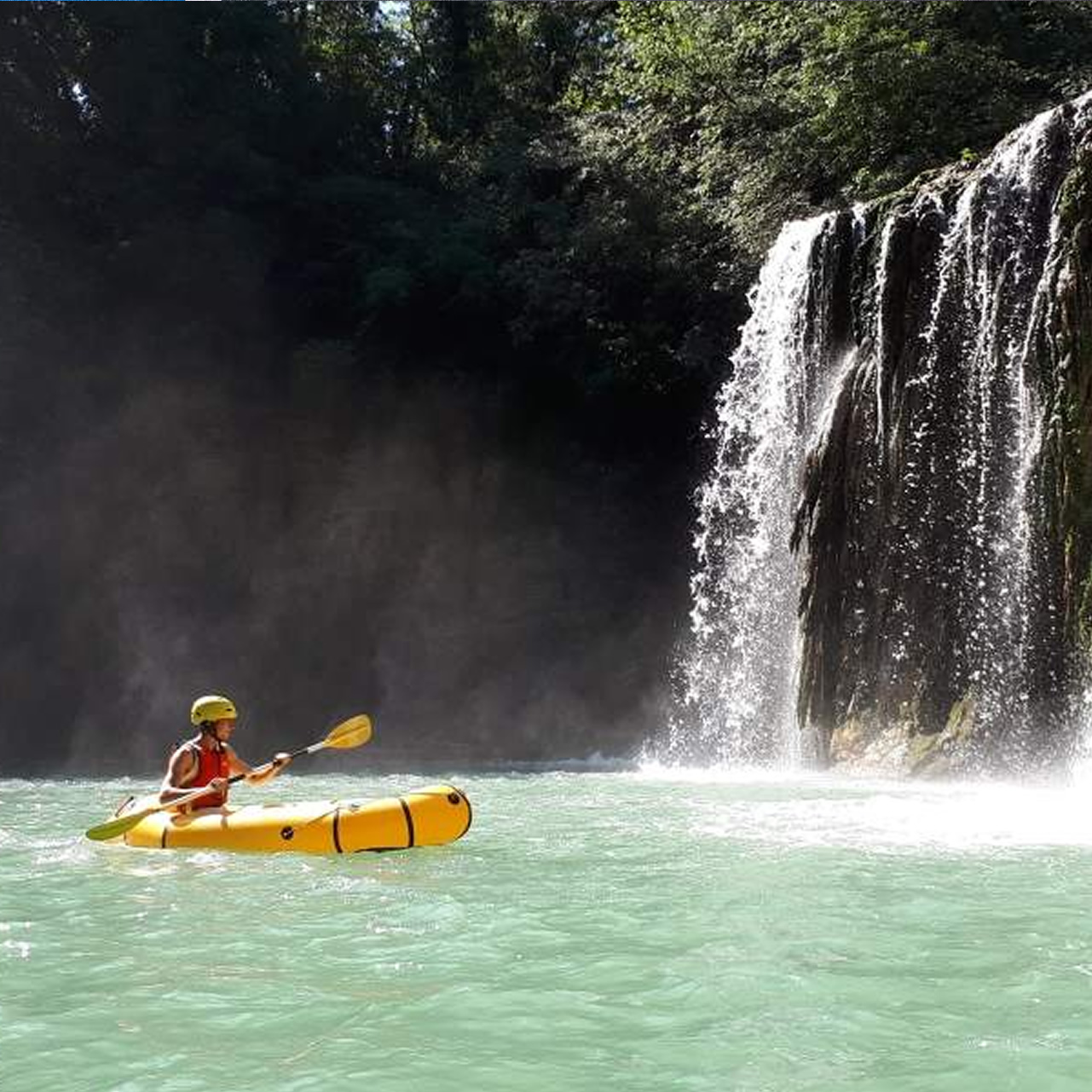 T-Rafting auf dem Fluss Elsa 